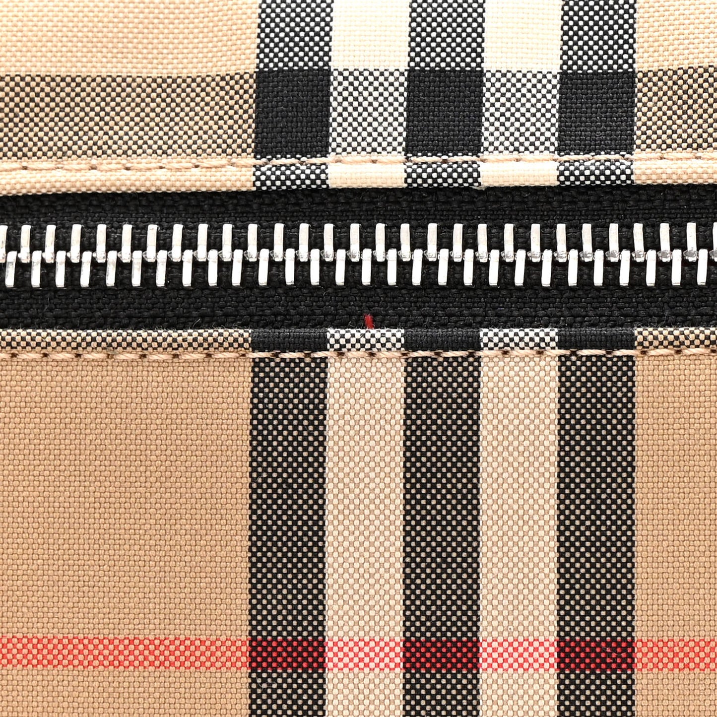 Nylon Vintage Check Medium Sonny Bum Bag Archive Beige Black