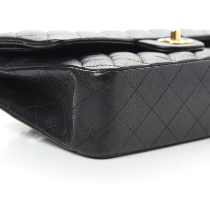 Chanel Caviar Quilted Medium Double Flap Black 9 of 14