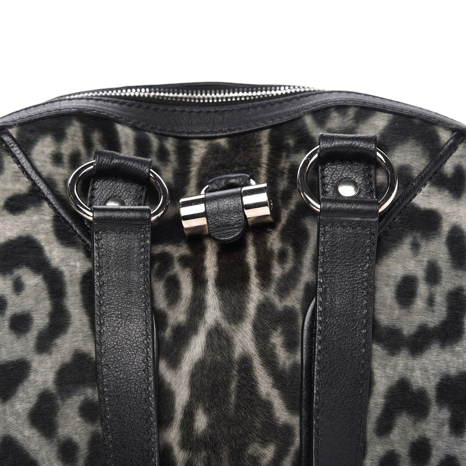 Saint Laurent Calf Hair Leopard Print Medium Muse Black 10 of 10