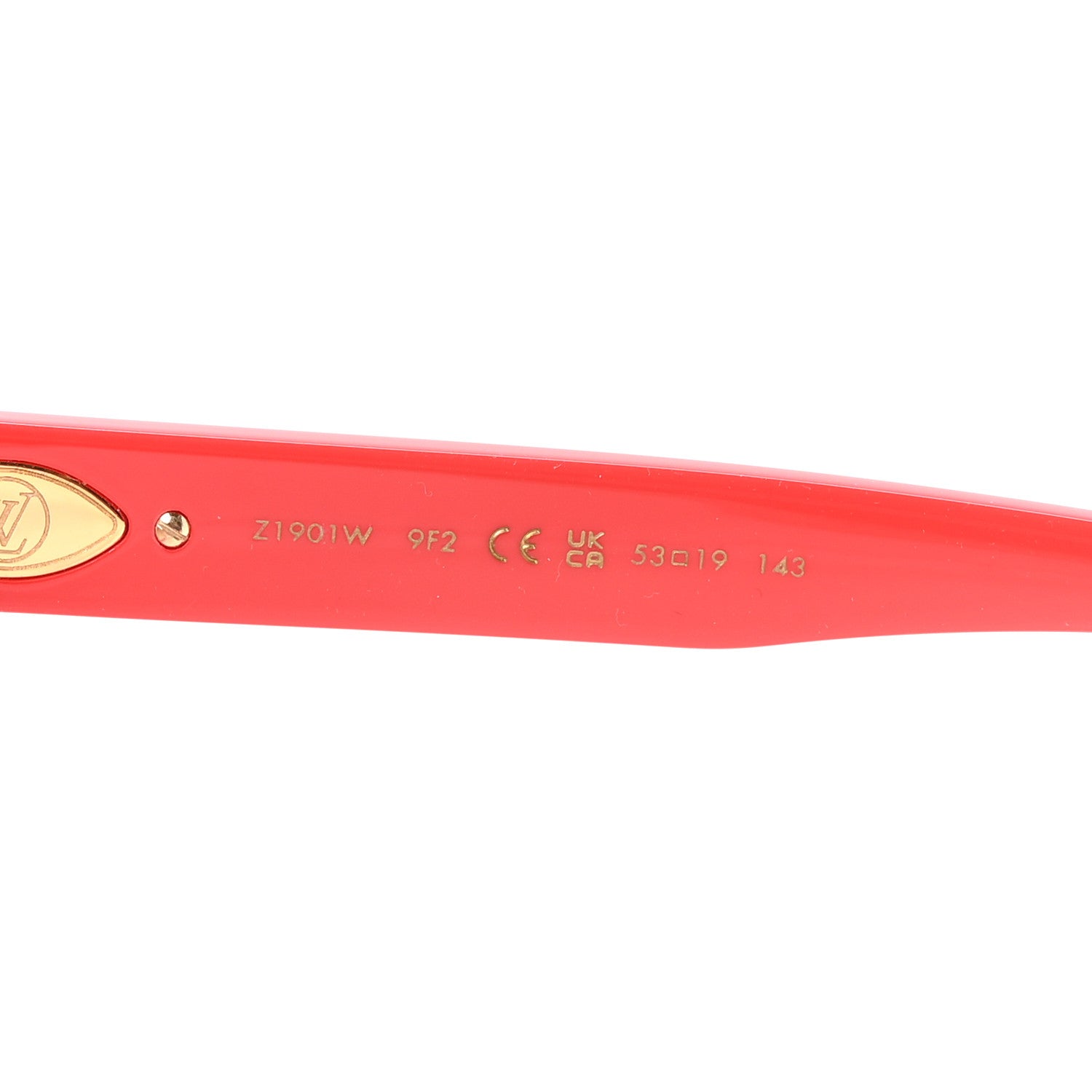 Louis Vuitton LV X YK Painted Dots Square Sunglasses Z1901W Red
