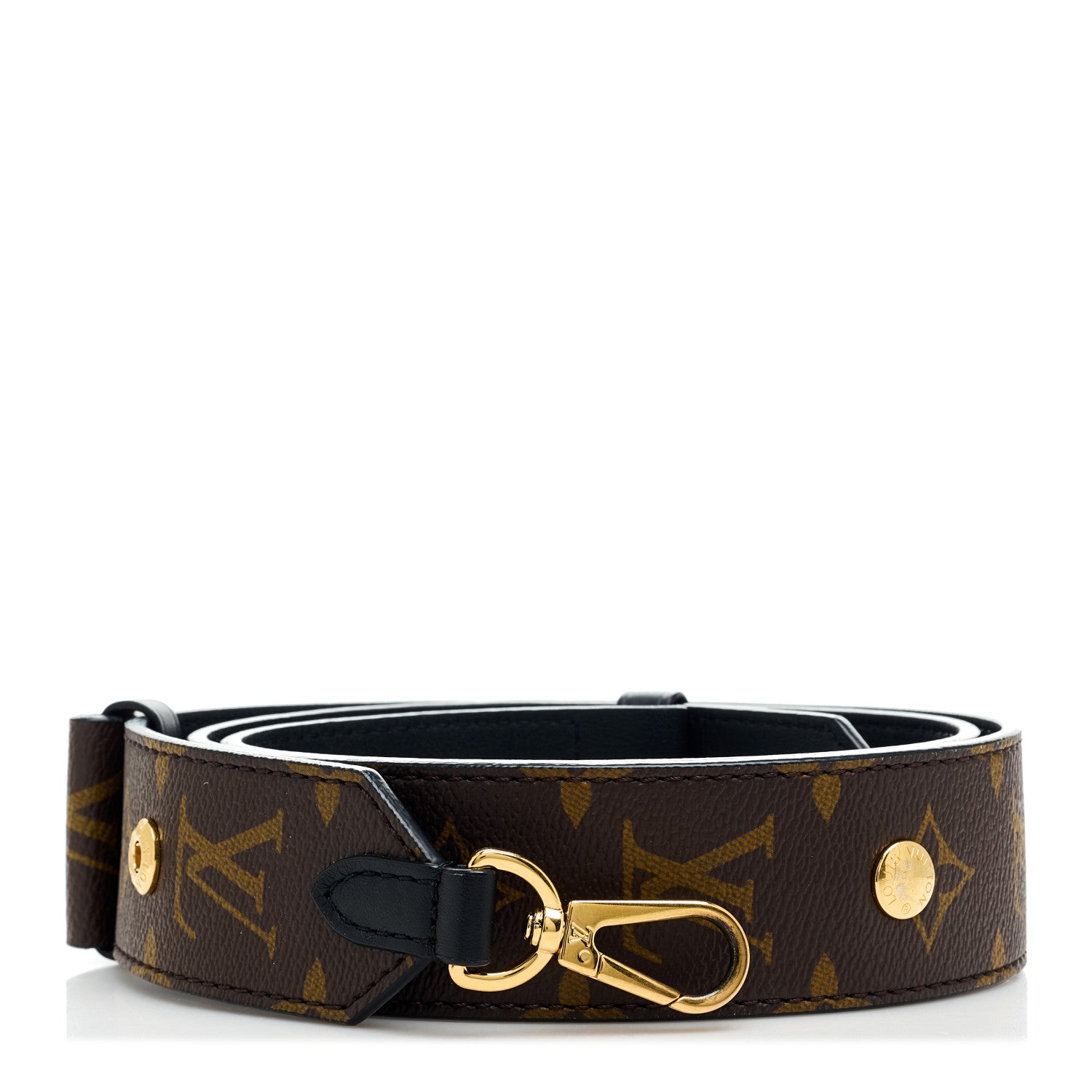 Louis Vuitton Monogram Adjustable Bandouliere Shoulder Strap Black 1 of 4