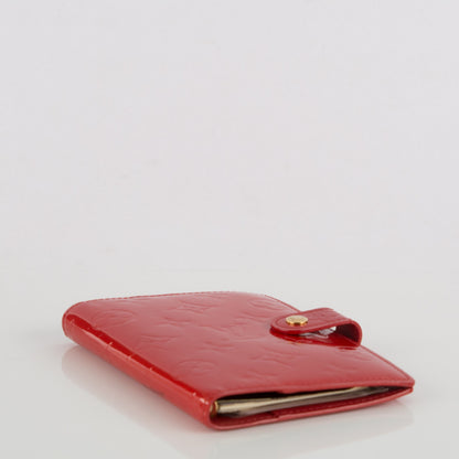 Louis Vuitton Vernis Small Ring Agenda Cover Red 4 of 6