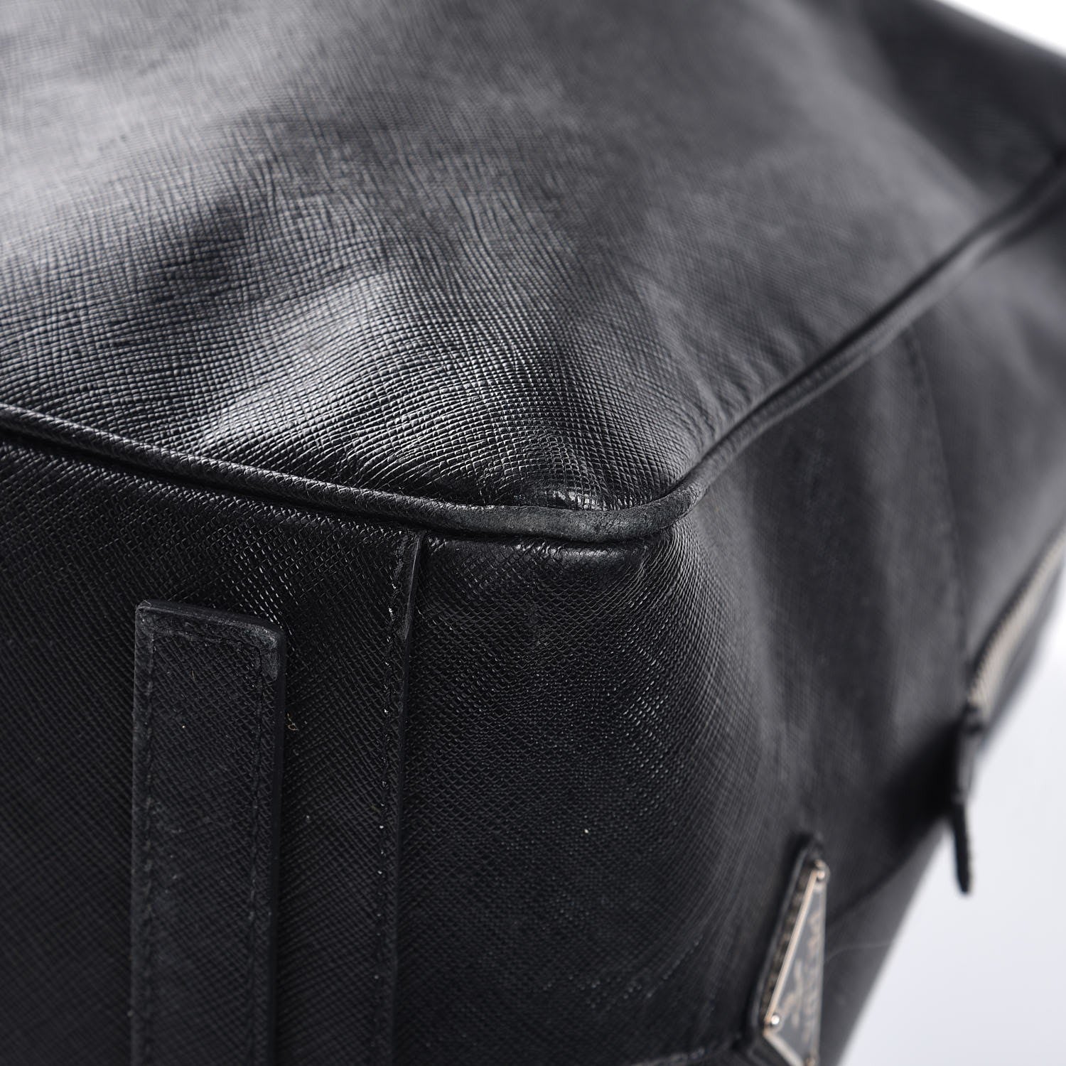 Prada Saffiano Travel Bag Nero Black 9 of 16