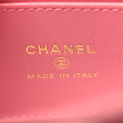 Chanel Tweed Quilted Mini Nano Kelly Shopper Pink 6 of 11