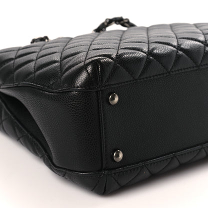 Chanel Caviar Quilted City Shopping Tote Black 9 of 12