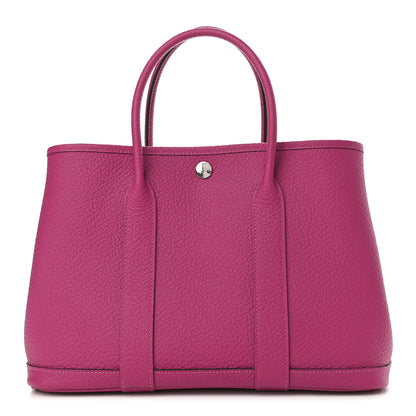 Hermes Vache Country Garden Party 30 TPM Rose Pourpre 1 of 9
