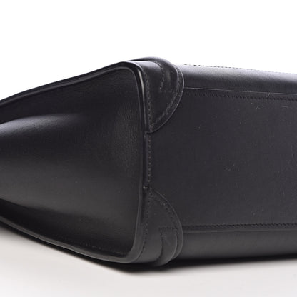 Celine Smooth Calfskin Nano Luggage Black 9 of 11