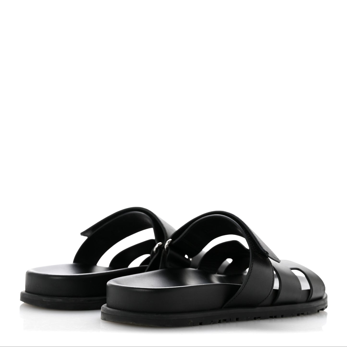 Calfskin Womens Chypre Sandals 40 Black