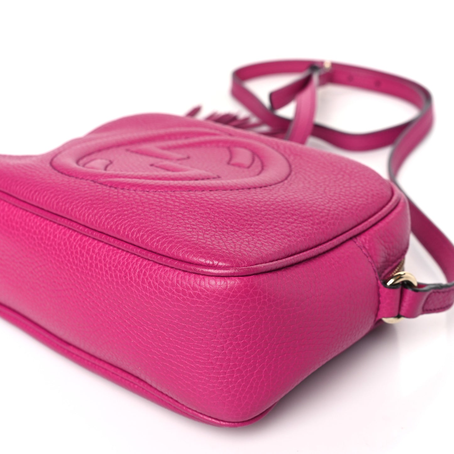 Cellarius Calfskin Small Soho Disco Bag Bright Bouganville