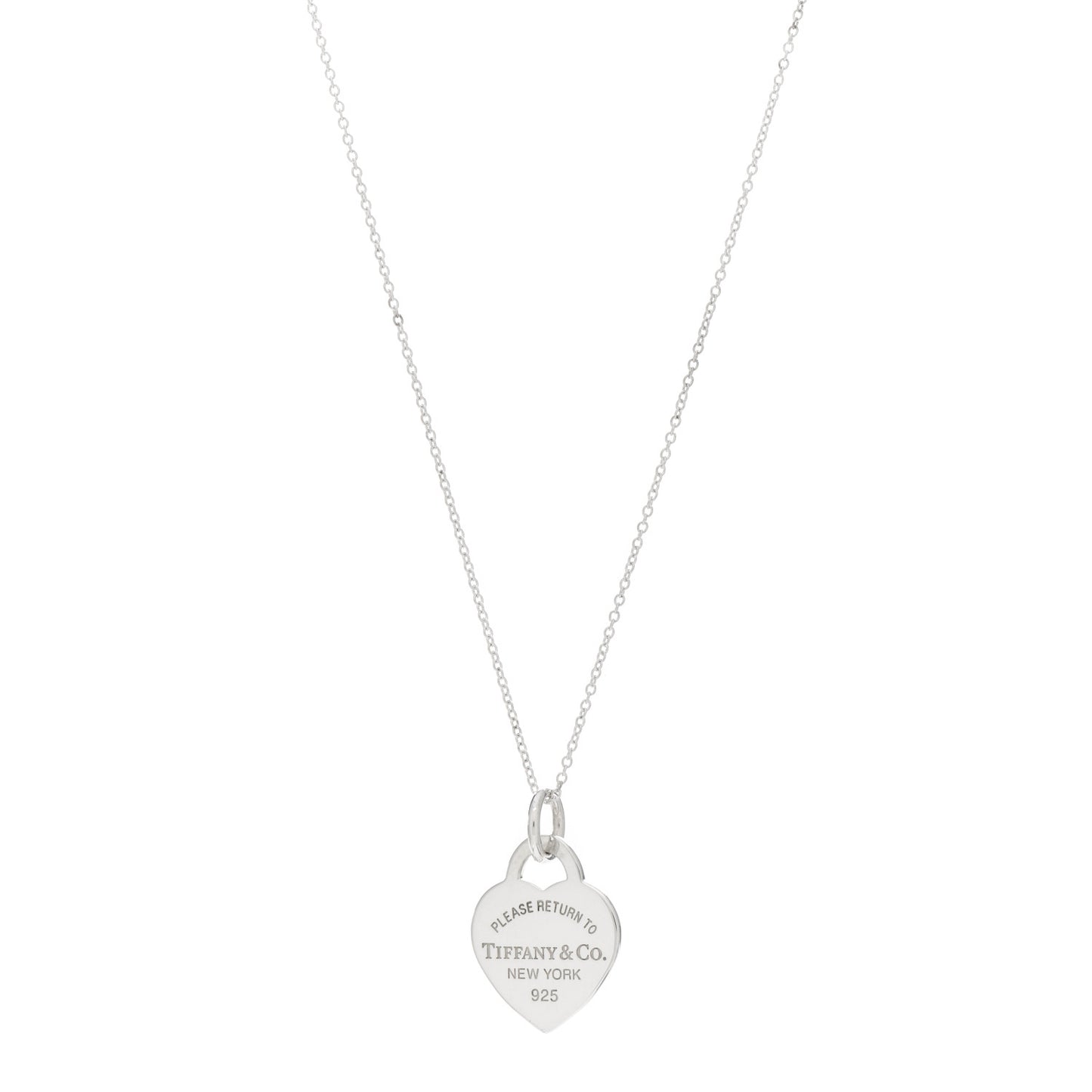 Sterling Silver Small Return to Tiffany Heart Pendant Necklace
