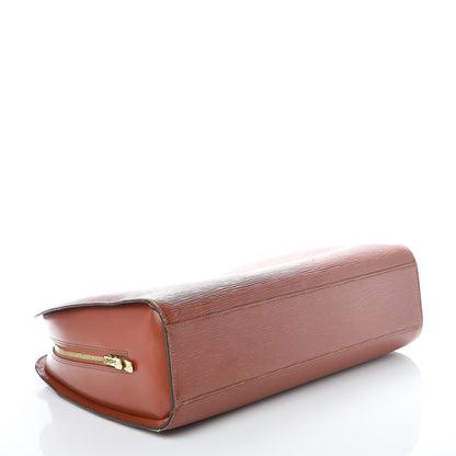 Louis Vuitton Epi Sorbonne Briefcase Kenyan Fawn 4 of 17