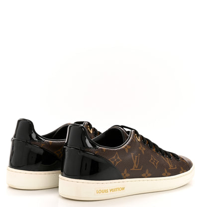 Louis Vuitton Patent Monogram Frontrow Sneakers 37.5 5 of 9