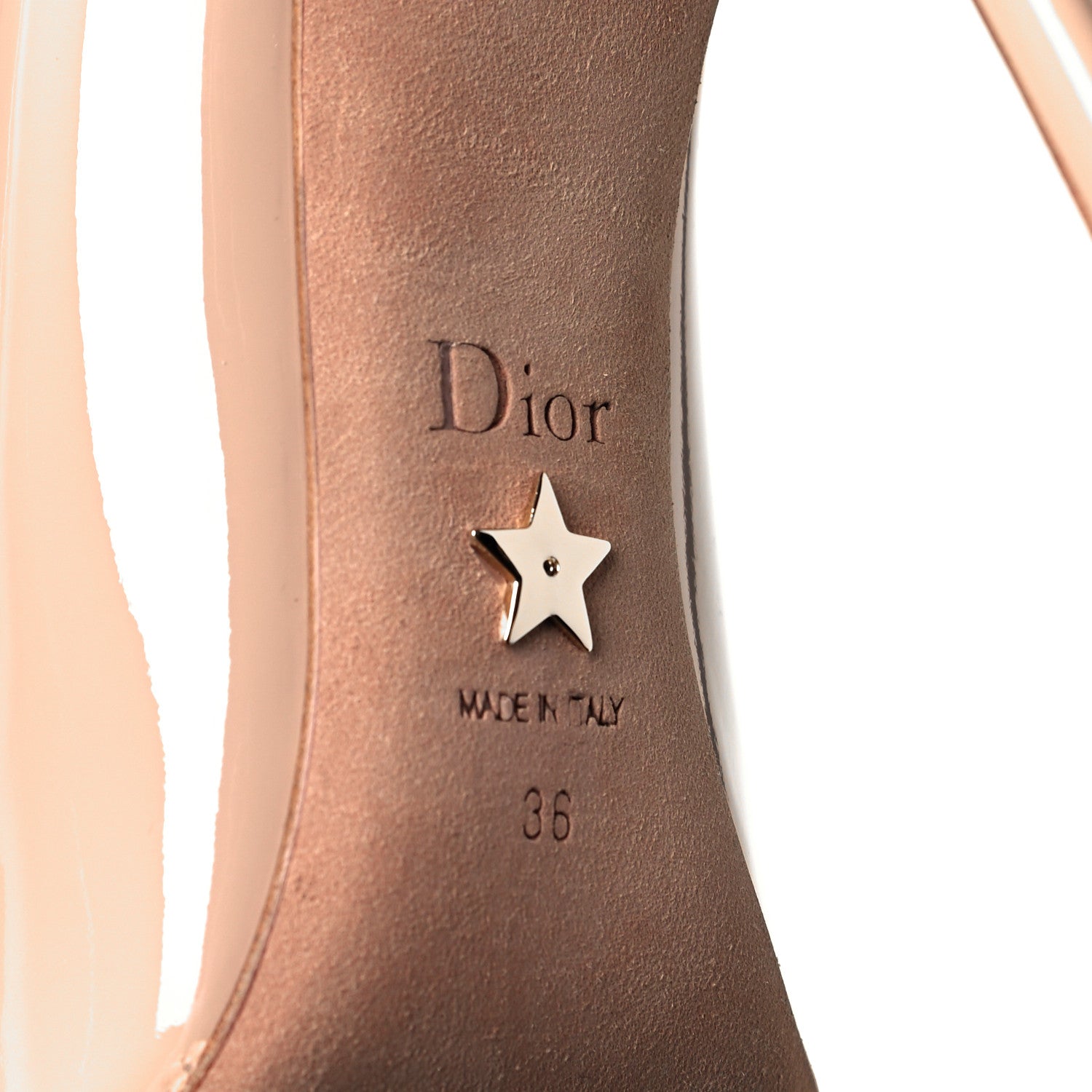 Christian Dior Patent D-Moi Pumps 36 Nude 5 of 8
