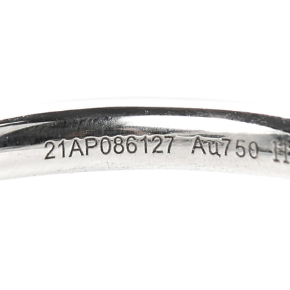 Hermes 18K White Gold Pave Diamond PM Echappee Ring 52 6 4 of 6