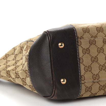 Gucci Monogram Web Medium Mayfair Tote Dark Brown 8 of 9
