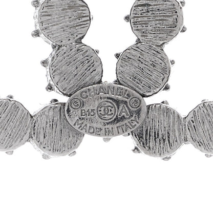 Chanel Ruthenium CHANEL Crystal Studded CC Earrings 4 of 4