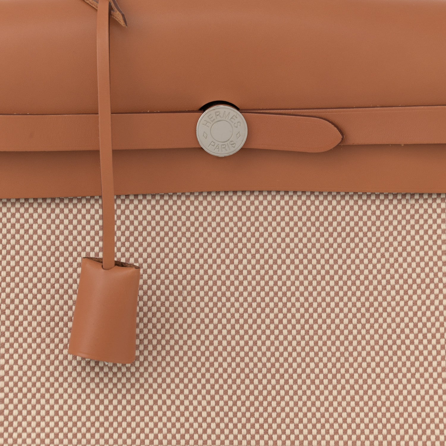 Hermes Vache Hunter Criss Viking Herbag a Dos Retourne Backpack Ecru Beige Naturel 9 of 13