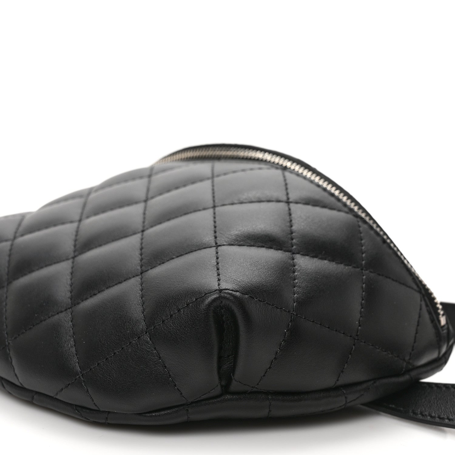 Chanel Calfskin Quilted Waist Belt Bag Black 9 of 9