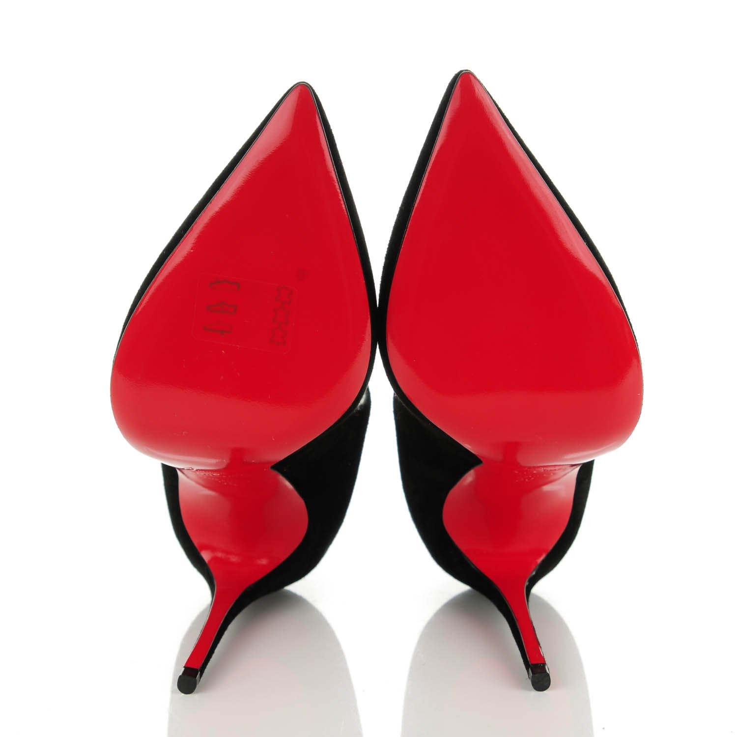 Christian Louboutin Suede Victorina 100 Pumps 36 Black 5 of 7