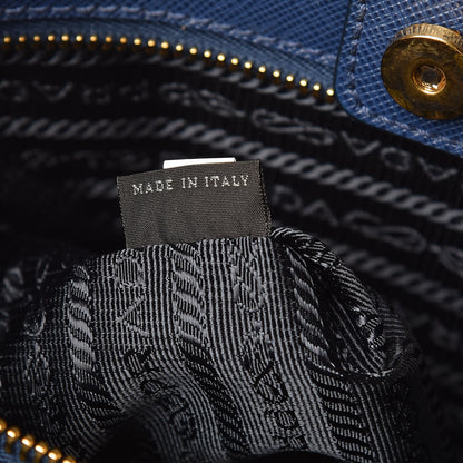 Prada Saffiano Lux Large Tote Bluette 7 of 12