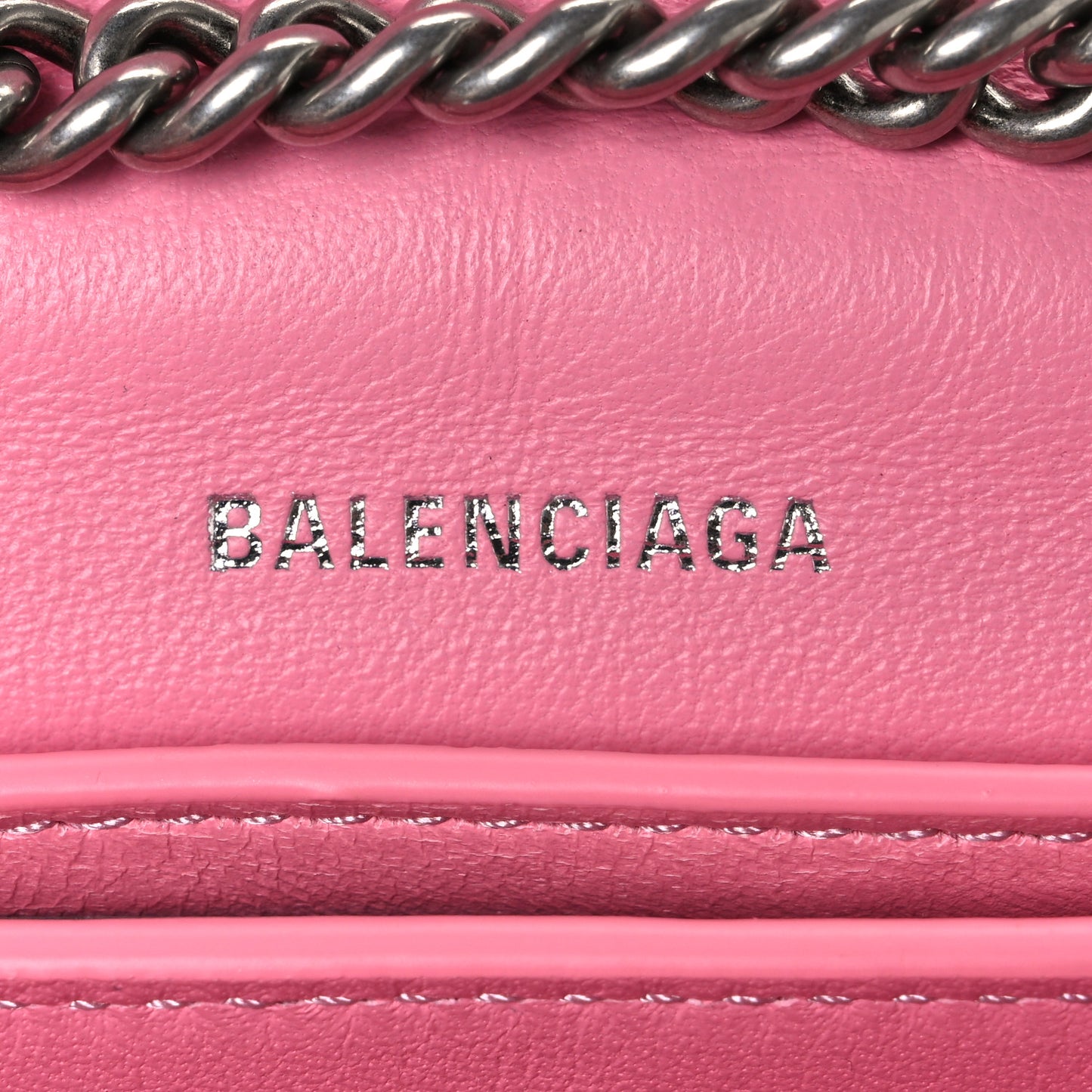 Crushed Calfskin Quilted XS Crush Chain Bag Sweet Pink