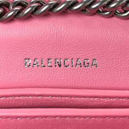 Balenciaga Crushed Calfskin Quilted XS Crush Chain Bag Sweet Pink 6 of 10