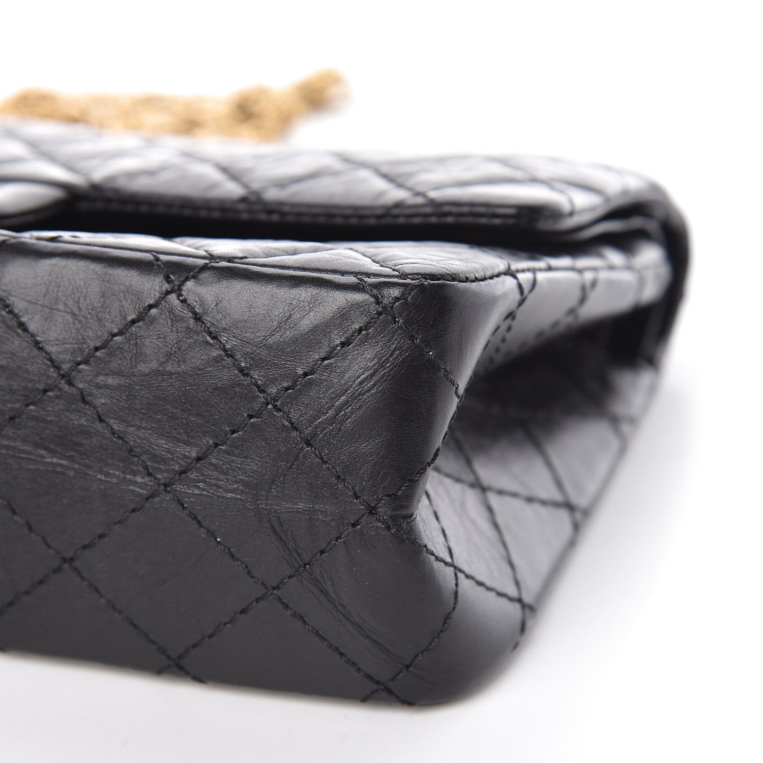 Chanel Aged Calfskin Quilted 2.55 Reissue 225 Flap Black 10 of 10