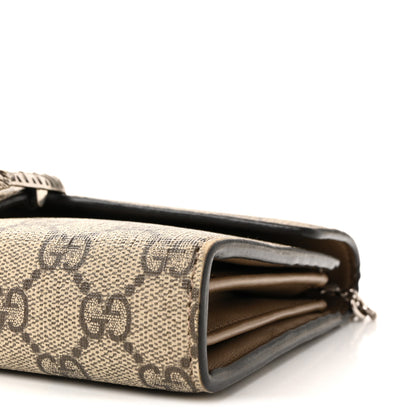 Gucci GG Supreme Monogram Mini Dionysus Chain Wallet Beige Taupe 10 of 11