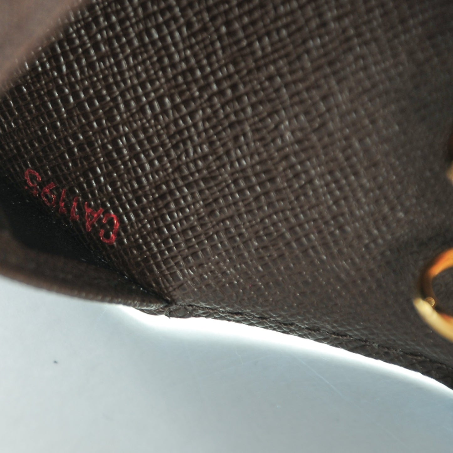 Damier Ebene Small Ring Agenda Cover