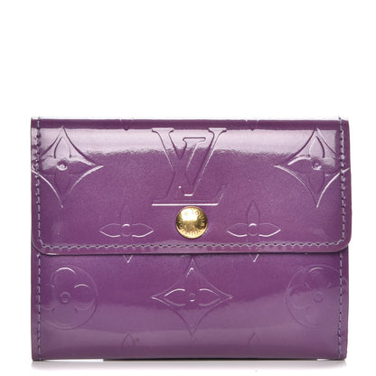 Louis Vuitton Vernis Elise Wallet Purple 1 of 7