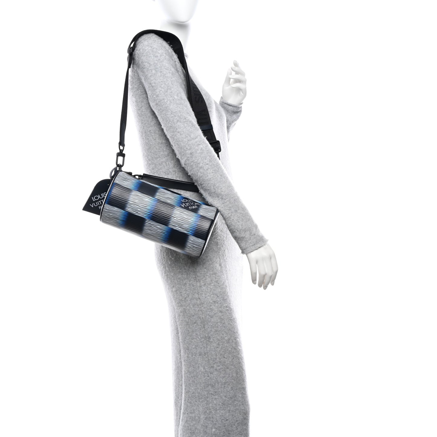 Damier Rush Epi XL Soft Polochon PM Blue Moon