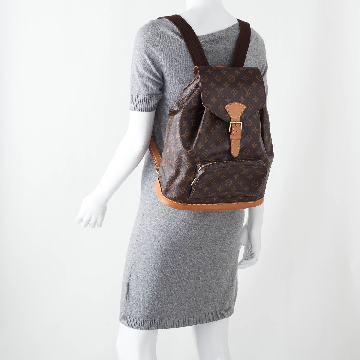 Louis Vuitton Monogram Montsouris GM Backpack 2 of 10