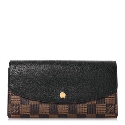 Louis Vuitton Damier Ebene Normandy Wallet Black 1 of 11
