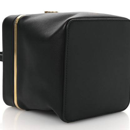 Celine Supple Calfskin Cube Frame Bag Black 9 of 12