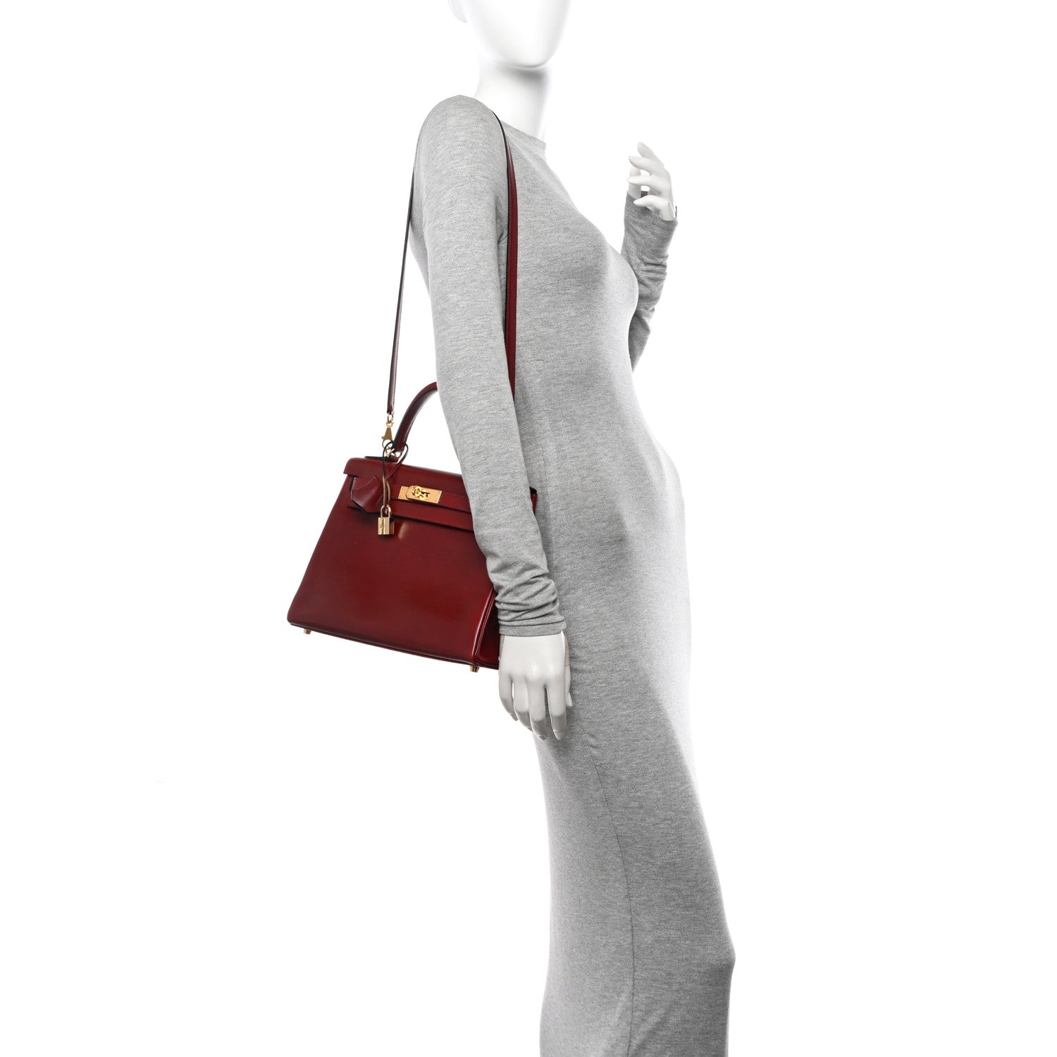 Hermes Box Kelly Retourne 28 Rouge H 2 of 12