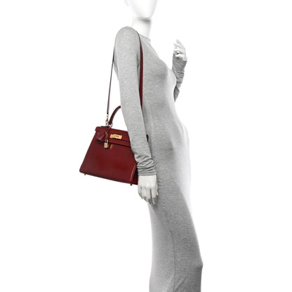 Hermes Box Kelly Retourne 28 Rouge H 2 of 12
