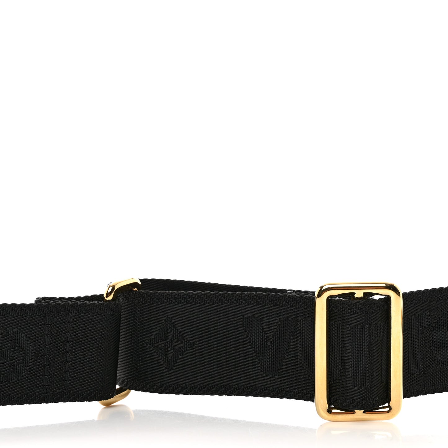 Nylon Petite Malle Souple Shoulder Strap Black