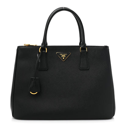 Prada Saffiano Lux Large Galleria Double Zip Tote Black 1 of 13