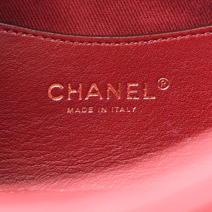 Chanel Lambskin Quilted Medium Just Mademoiselle Red 7 of 11