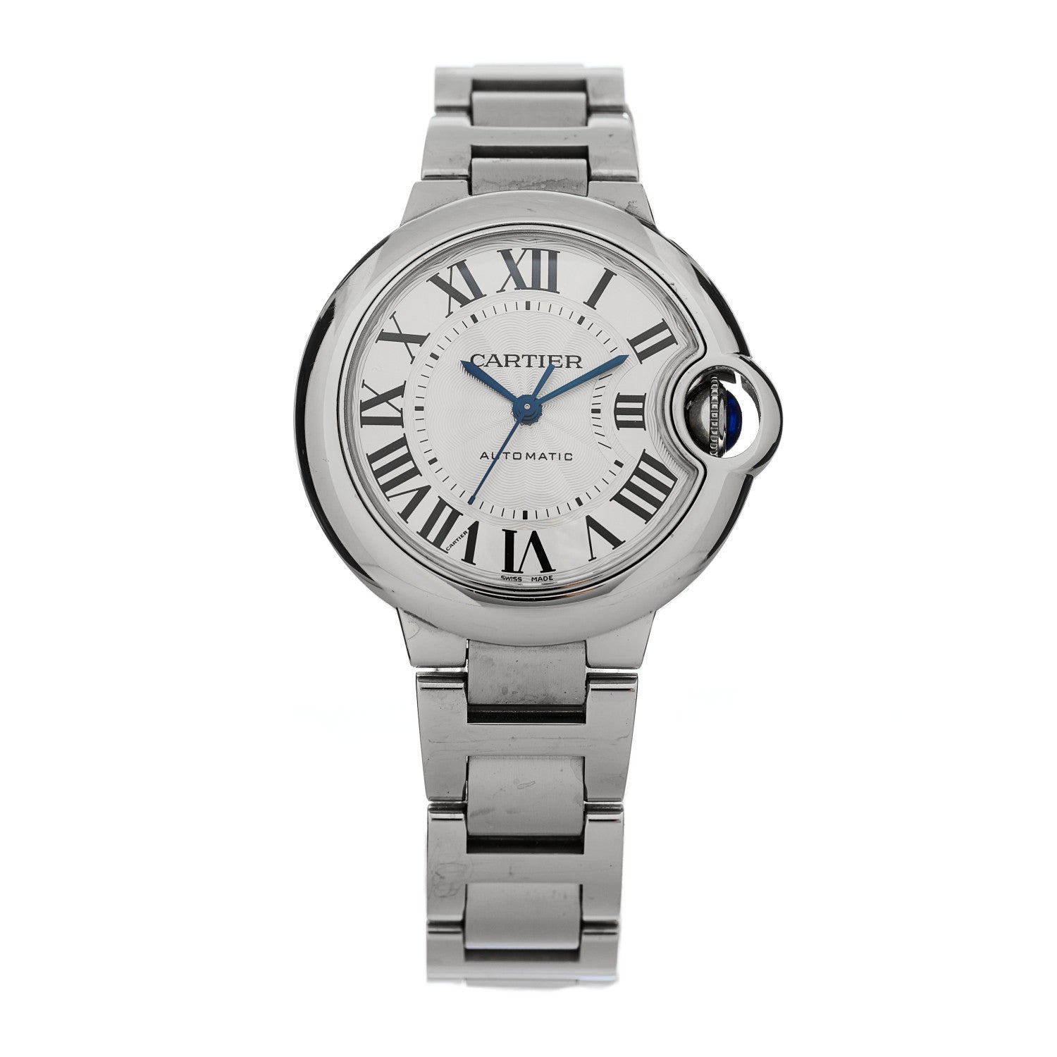 Cartier Stainless Steel 33mm Ballon Bleu De Cartier Automatic Watch 1 of 5