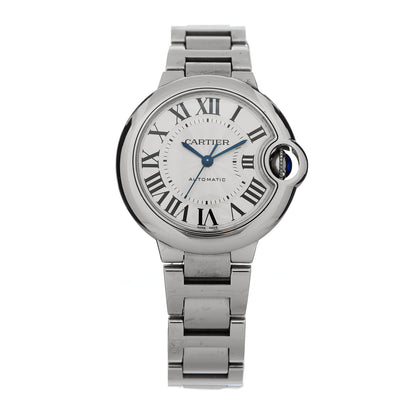 Cartier Stainless Steel 33mm Ballon Bleu De Cartier Automatic Watch 1 of 5