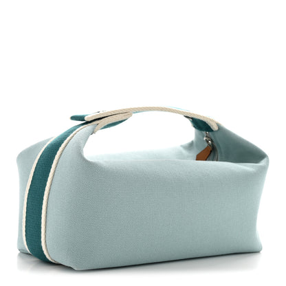 Hermes Canvas Small Bride-A-Brac Pouch Eucalyptus 3 of 8