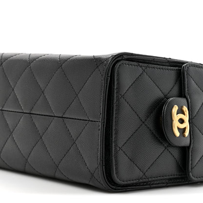 Chanel Caviar Quilted Mini Chanel 25 Handbag Black 10 of 11