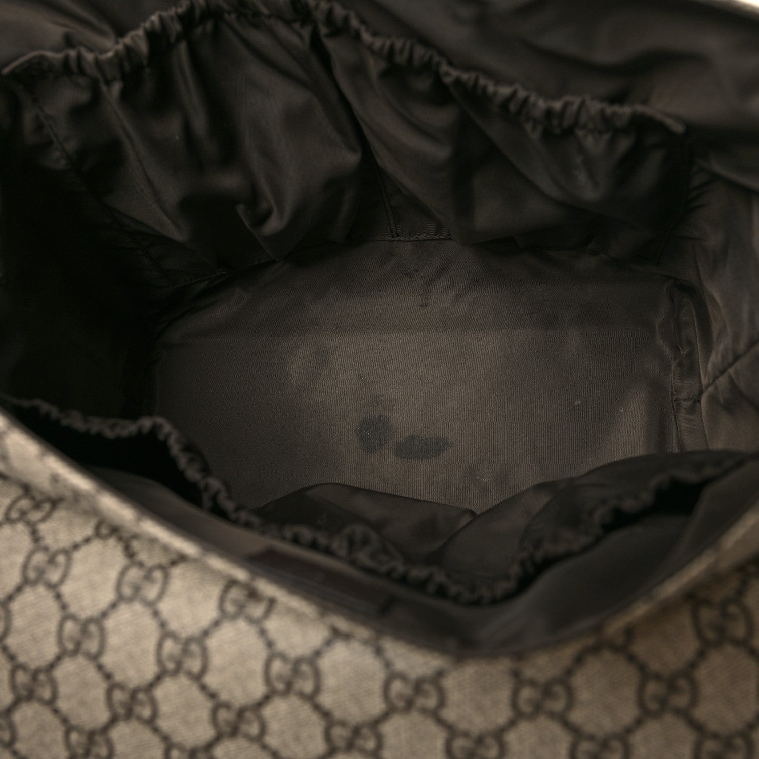 Gucci GG Plus Monogram Messenger Diaper Bag Dark Brown 6 of 11