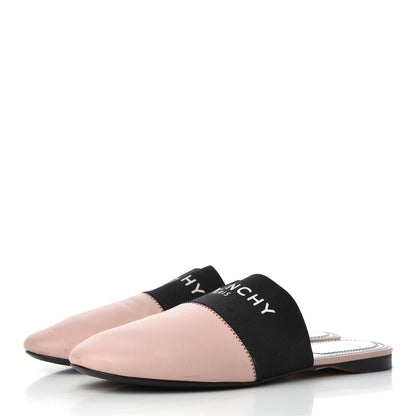 Givenchy Calfskin Bedford Logo Mule Slides 36 Pink 3 of 17