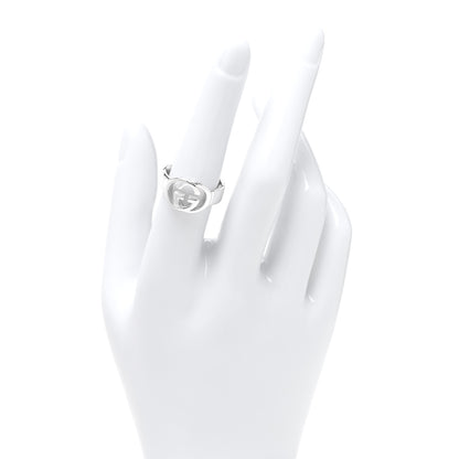 Gucci Sterling Silver Interlocking G Ring 54 6.75 2 of 5