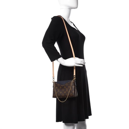 Louis Vuitton Monogram Pallas Clutch Blue Marine 2 of 10