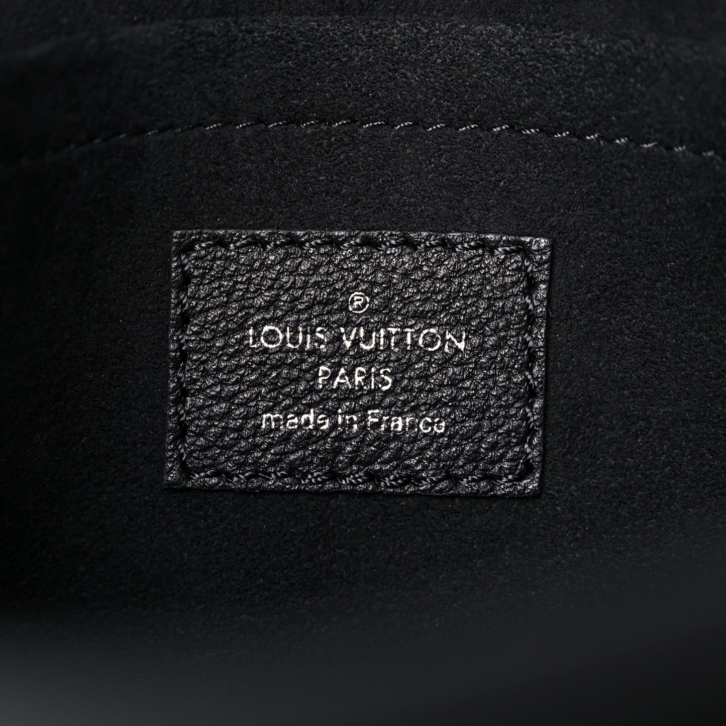 Soft Calfskin Embroidered My Lockme Chain Bag BB Black Snow White