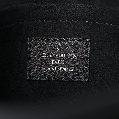 Louis Vuitton Soft Calfskin Embroidered My Lockme Chain Bag BB Black Snow White 6 of 10
