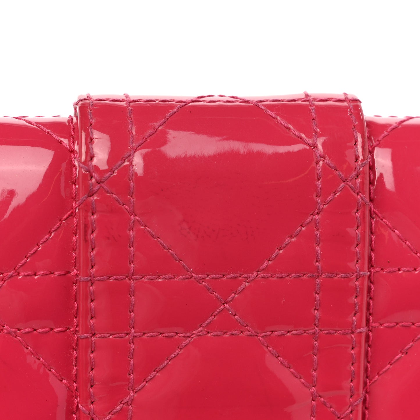 Patent Cannage New Lock Pouch Fuchsia
